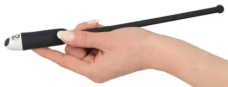You2Toys Silicone Urethral Trainer Extra Long Black 27 cm Vibrating