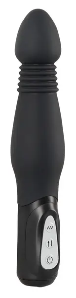 You2Toys Black Thrusting Anal Machine, 23.5 cm, 7 Modes, Silicone