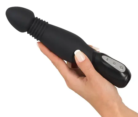 You2Toys Black Thrusting Anal Machine, 23.5 cm, 7 Modes, Silicone