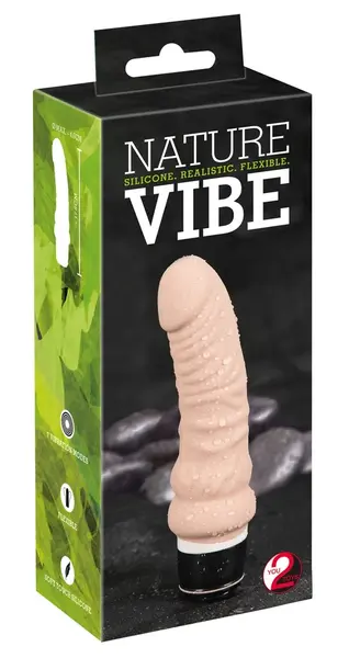 You2Toys Nature Vibe Silicone Model, 7-Mode Vibrating, 17.8 cm