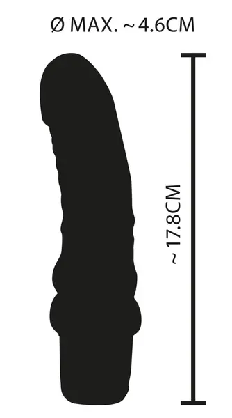 You2Toys Nature Vibe Silicone Model, 7-Mode Vibrating, 17.8 cm