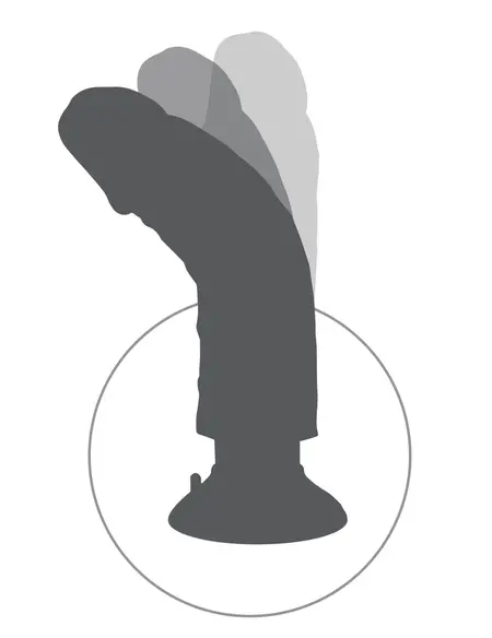 Pipedream King Cock 7'' Flexible Intimate Device with Suction Cup, Beige