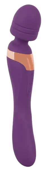 Javida Double Massager Flexible Dual-Ended Purple Silicone 21.8 cm