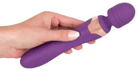Javida Double Massager Flexible Dual-Ended Purple Silicone 21.8 cm