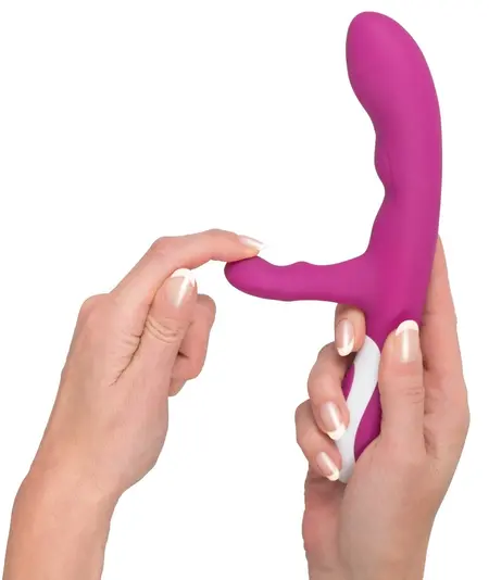 Javida Heating Vibe Intimate Massager with Dual Motors, Purple, 22 cm