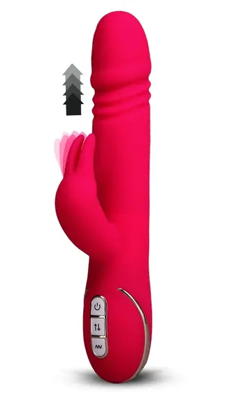 Rabbit Skater силиконов вибратор зайче, розов, водоустойчив, 23 см