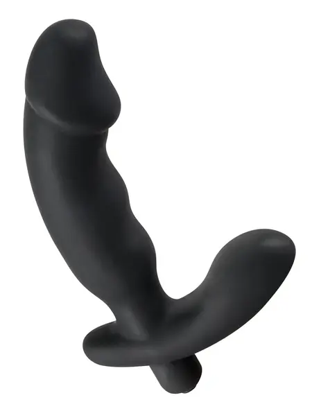 Rebel Black Intimate Vibe with Perineal Stimulator 15cm Silicone