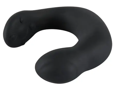 Rebel Black/Silver Prostate Stimulator with Dual Massaging System 20cm