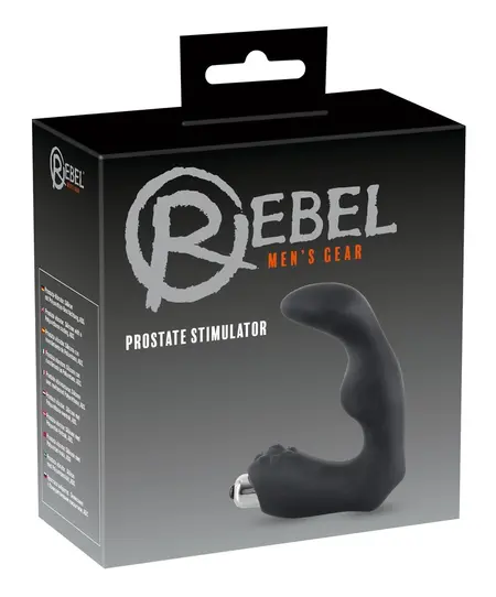 Rebel Intimate Wellness L-Shaped Massager Black 12 cm Silicone ABS