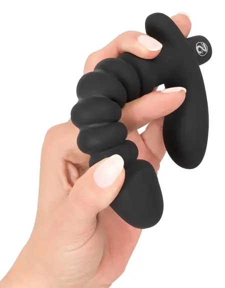 Black Velvets Dual-Action Intimate Device Silicone 17cm Black
