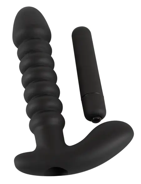 Black Velvets Dual-Action Intimate Device Silicone 17cm Black