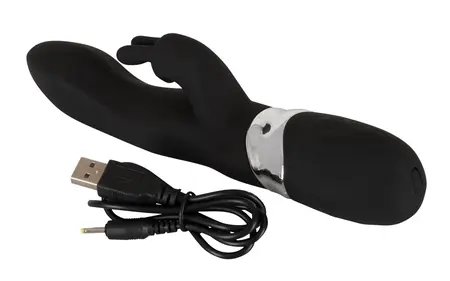 Sweet Smile Rechargeable Rabbit Vibrator Dual Motor Silicone 21cm