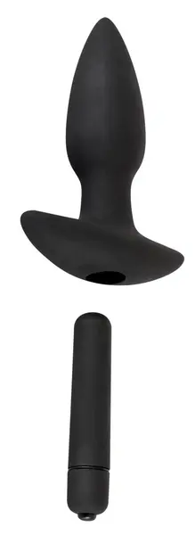 Black Velvets Anal Kit 4-Piece Silicone Set with Intimate Douche