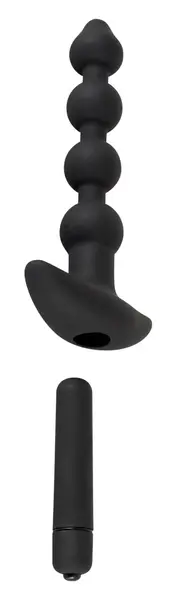 Black Velvets Anal Kit 4-Piece Silicone Set with Intimate Douche