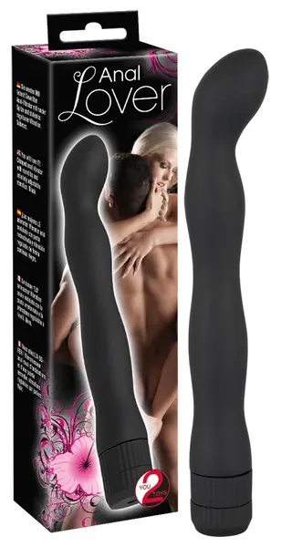 You2Toys Analogue Wave Black Vibrating Device 18cm ABS