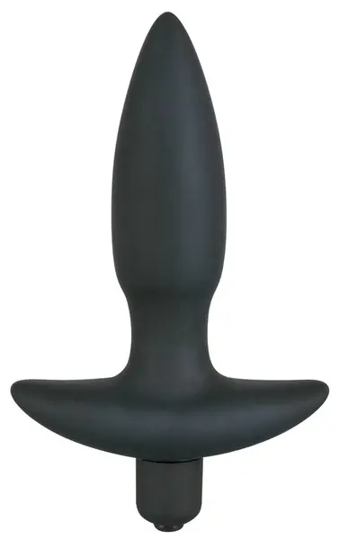 Black Velvets Silicone Small Plug with Multi-Speed Vibration, 13 cm