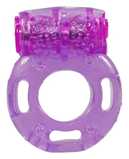 You2Toys Butterfly Wings Vibrating Intimate Ring Purple Flexible 3cm