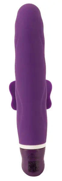 Smile G-Butterfly Silicone Dual Motor Intimate Device Purple 15.5cm