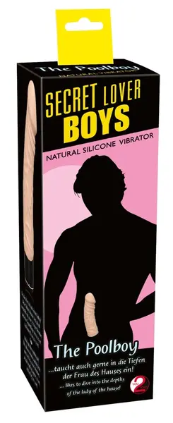 You2Toys Poolboy Silicone Vibrator 21 cm, Multi-Speed, Natural Color
