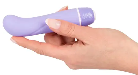 Sweet Smile Mini-G Compact Vibrator Purple Silicone 12.4cm