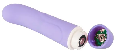 Sweet Smile Mini-G Compact Vibrator Purple Silicone 12.4cm