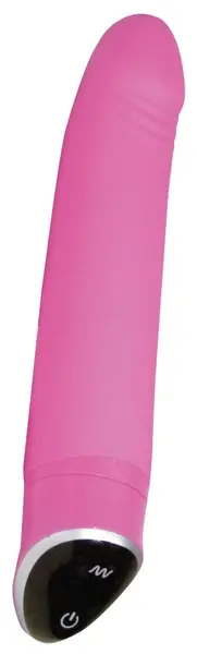 Smile Happy Pink Vibrator 7-Mode Curved Model - Compact Design