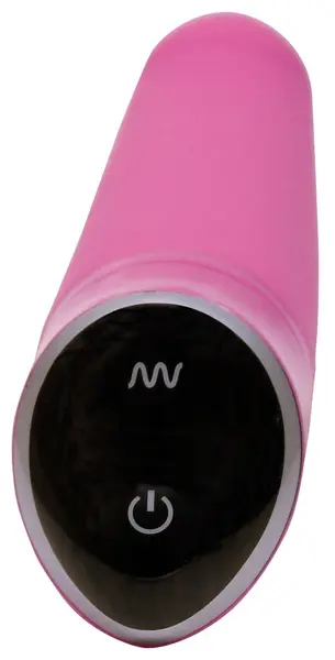 Smile Happy Pink Vibrator 7-Mode Curved Model - Compact Design