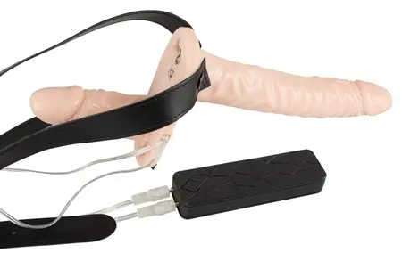 You2Toys Duo Strap-On Set with Dual Vibrating System, Adjustable Harness