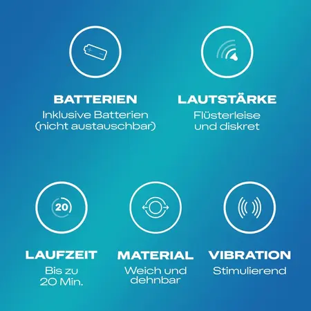 Durex Intense Vibrations Silicone Stimulation Ring 20-Min Single Use