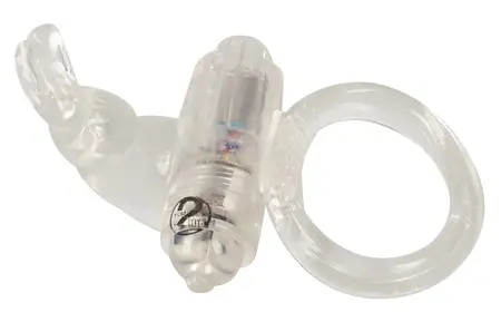 Summer Hills Dual-Action Vibrating Intimate Ring Transparent TPE