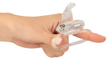 Summer Hills Dual-Action Vibrating Intimate Ring Transparent TPE