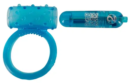 You2Toys Blue Intimate Ring with Removable Vibrating Module 3cm