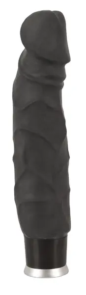 Nature Skin Big Vibe Black Flexible Vibrating Model 23cm TPR