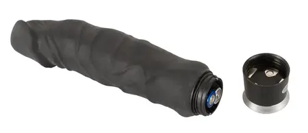 Nature Skin Big Vibe Black Flexible Vibrating Model 23cm TPR