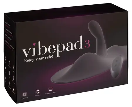 Rocks Off Vibepad 3 Wireless Stimulation Pad with G-Spot Feature, Black