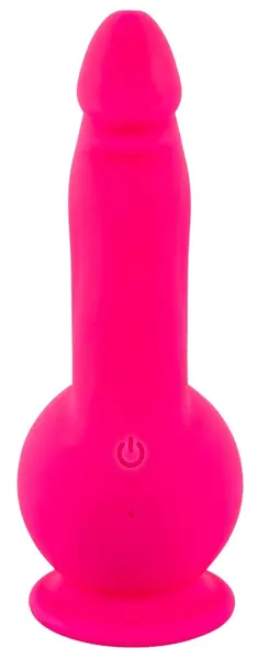 Sweet Smile Powerful Vibrator Silicone Dual Motor 19cm Black