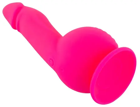 Sweet Smile Powerful Vibrator Silicone Dual Motor 19cm Black