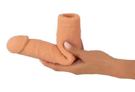 Nature Skin Extension Sleeve TPE 24cm Flexible Anatomical Design