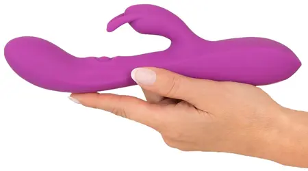 Javida Thumping Rabbit Vibrator - Dual Motor, Silicone, USB Rechargeable