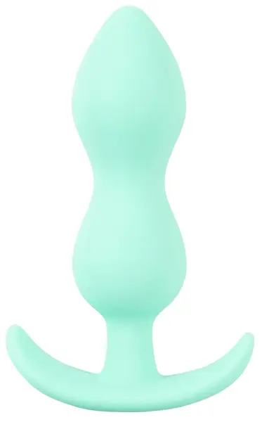 Cuties Green Silicone Mini Plug - Compact, Flexible, Silk Touch Finish