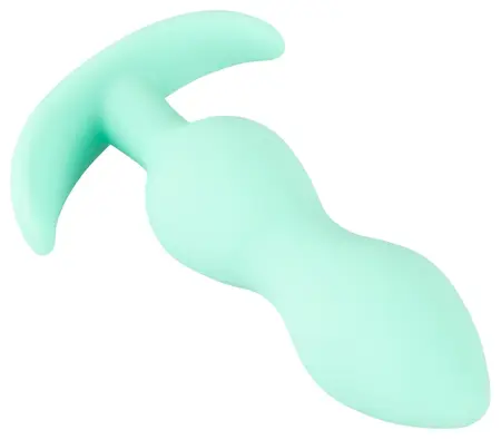 Cuties Green Silicone Mini Plug - Compact, Flexible, Silk Touch Finish