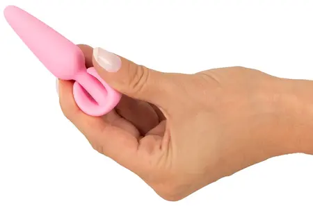 Cuties Mini Intimate Plug Rose Silicone Compact Flexible 8.4cm