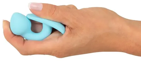 Cuties Blue Anal Plug Mini Silicone 7.1 cm Flexible Silk Touch