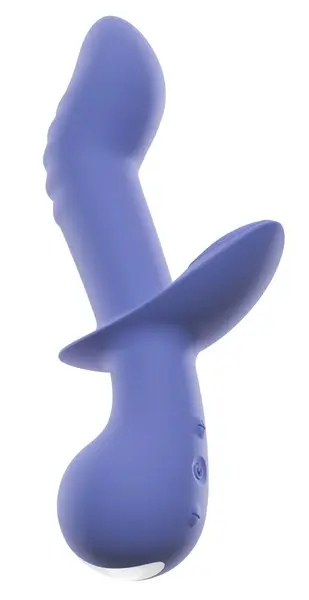 You2Toys AWAQ.U Vibrator 2 Purple Dual Motor Silicone Massager 21.6cm