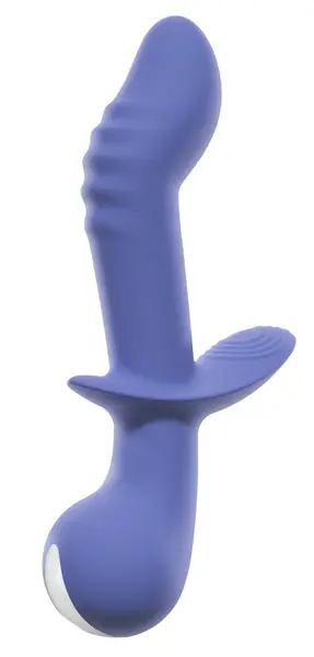 You2Toys AWAQ.U Vibrator 2 Purple Dual Motor Silicone Massager 21.6cm