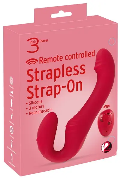 You2Toys RC Strapless Vibrating Double System 19.1 cm Silicone Purple