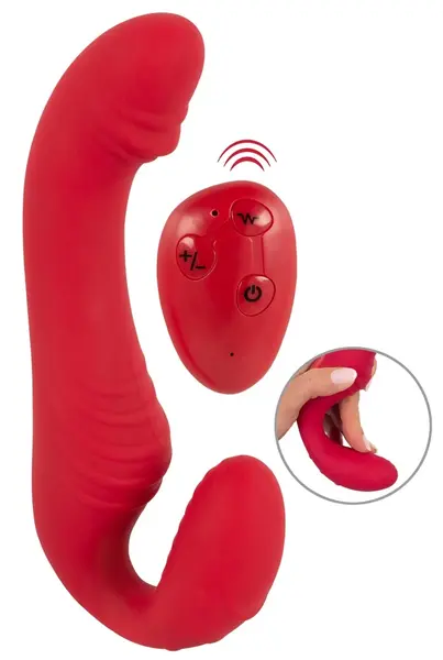 You2Toys RC Strapless Vibrating Double System 19.1 cm Silicone Purple