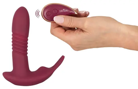 Javida RC Hands-free Vibrator 3 Functions Silicone 14.5 cm Purple