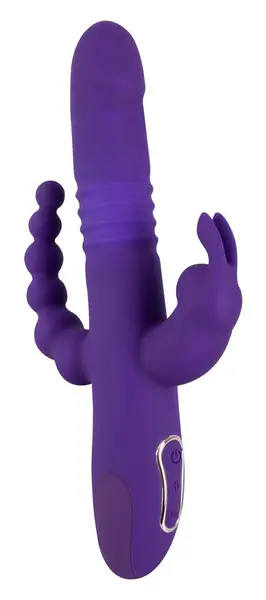 Sweet Smile Triple Thrusting V Multi-Function Silicone Intimate Device