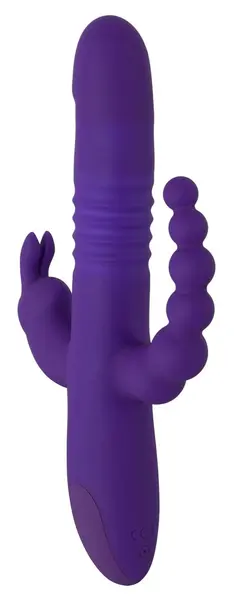 Sweet Smile Triple Thrusting V Multi-Function Silicone Intimate Device